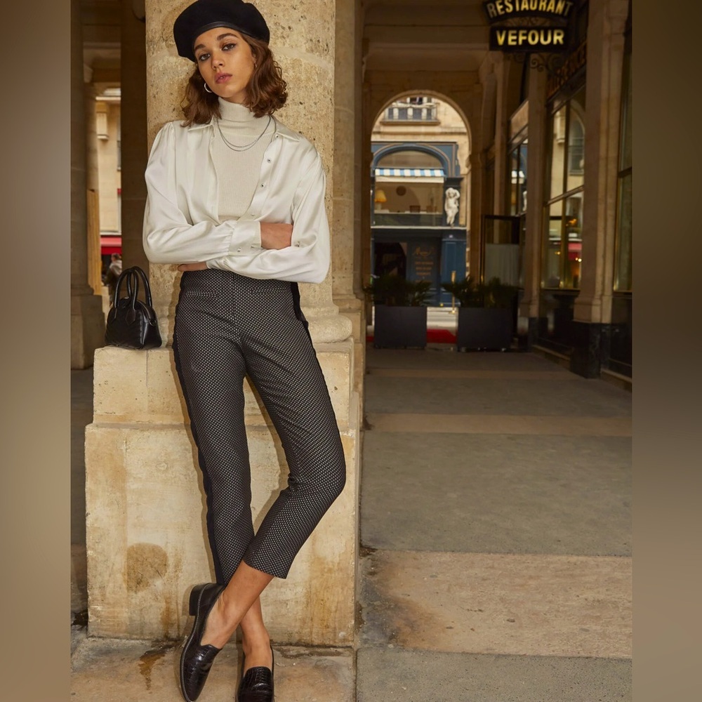 THE KOOPLES FLOWING TROUSERS WITH PRINT 1